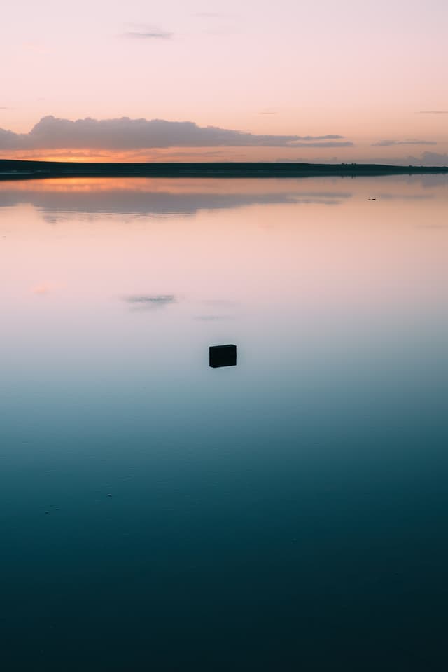 Lake tyrrell and sunset